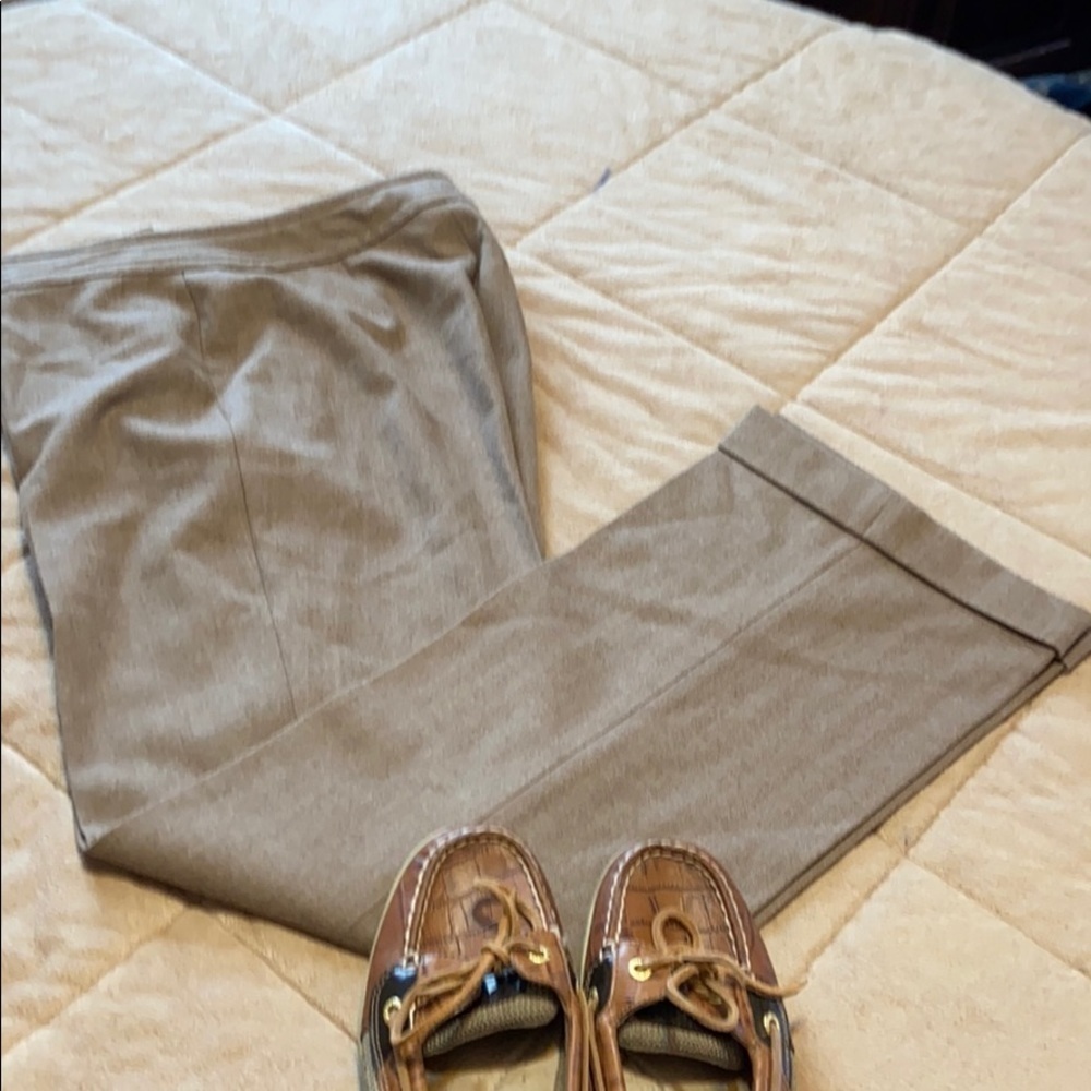 Sigrid Olsen Collection tan wool Trousers
